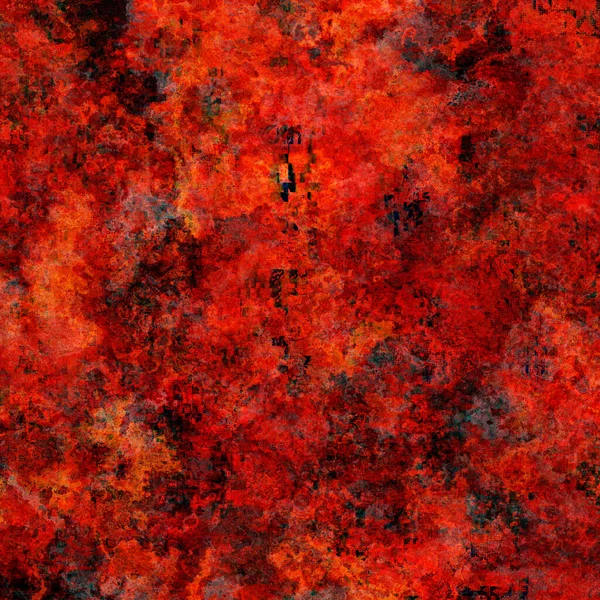 Warme Donkerrode Achtergrond Met Reliëf Zwart Materiaal Oppervlak Warme Kunst — Stockfoto