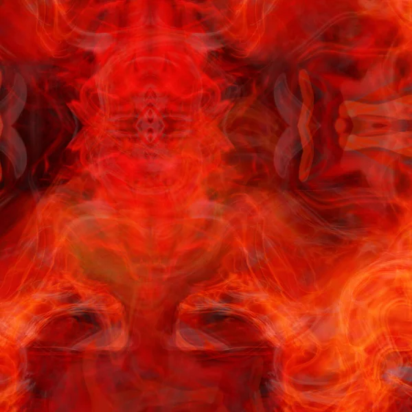 Abstract Red Fire Warm Impressionism Phoenix Magic Motion Shapes Background — Stock Photo, Image
