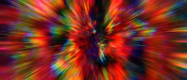数字故障和畸变的红光效应 未来主义网络朋克酸神奇的运动和速度光束 视觉运动动力设计 狂欢Dj科技派对快乐能量圣诞设计 — 图库照片