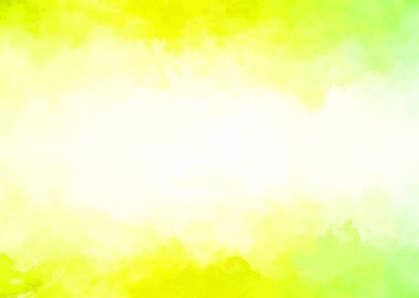 Soyut sarı neon yeşil suluboya arka plan, antika kağıt doğası yaz veya bahar tasarımı eski moda grunge, taze limon sisi sıkıntılı Aziz Patrick Günü afişi