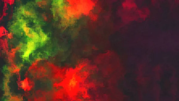 Fondo Impresionismo Cálido Oscuro Abstracto Con Papel Acuarela Verde Rojo —  Fotos de Stock