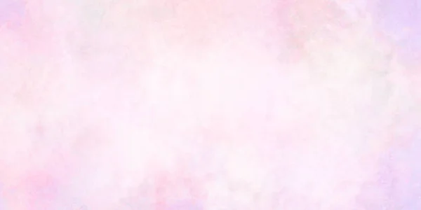Akvarell Pasztell Rózsaszín Lila Levendula Háttér Puha Fehérítő Központ Tinta — Stock Fotó
