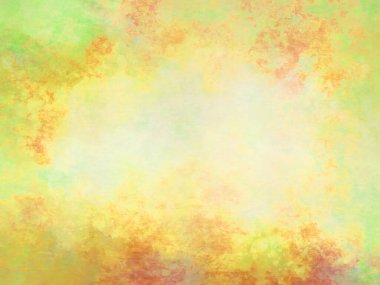 Soyut turuncu yeşil sonbahar arka plan kağıdı paslı renk, eski grunge desen, eski boyanmış sulu boya antika boya, turuncu aşınmış kenarlar, zarif sonbahar.