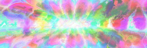 Tie Dye Effect Regenboog Retro Vortex Werveleffect Levendige Kleuren Vormen — Stockfoto