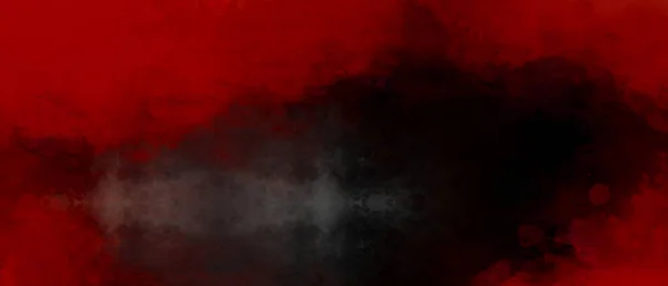 黒赤の背景色スプラッシュラフ苦悩ヴィンテージグランジの背景蒸気とガスストリームの煙霧 精神テンプレートの背景 古い乱雑なレトロな壁のスタイルのペイントの背景 — ストック写真