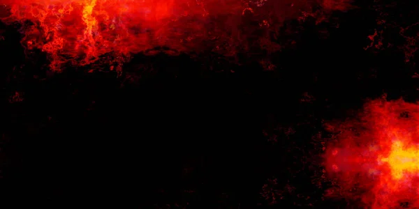 Abstract Orange Red Flame Smoke Old Black Vintage Bonfire Background — 스톡 사진