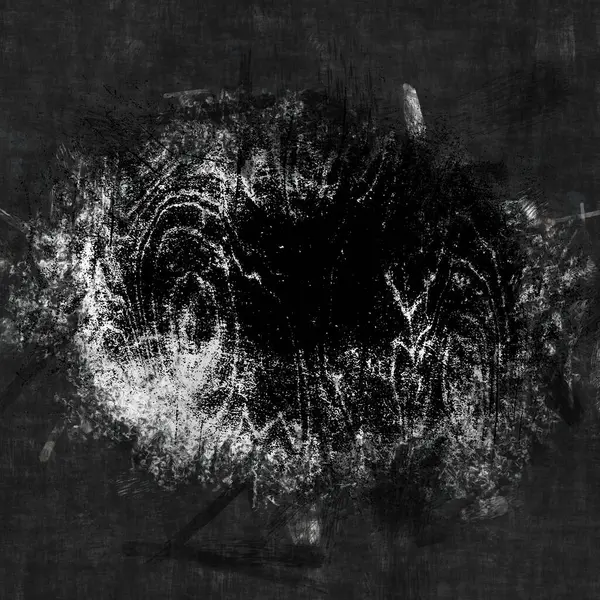 Monochrome Scratch Abstract Engrave Grunge Background Brush Strokes Dust Overlay — Photo