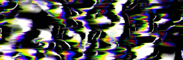 Psychedelic Abstract Futuristic Neon Fluorescent Sci Vibrant Error Wind Glitch — Fotografia de Stock