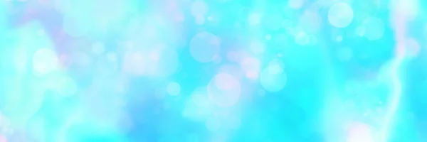 Watercolor Background Heaven Bokeh Lights Turquoise Cyan Blue Violet Pink — Stock Photo, Image