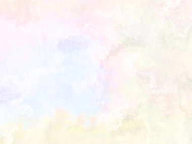 Suluboya pastel mavi menekşe menekşe lavanta arkaplan yumuşak beyazlatıcı mürekkep sıçramaları ve güzel yaz tasarımı, retro su eski püskü bulutlu arka plan