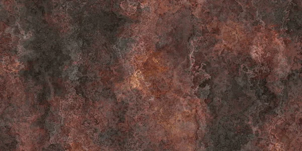 Elegant Brown Rusty Red Marble Cracked Texture Background Concrete Grunge — Stockfoto