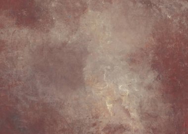 Grungy old paper brown grey ground soil background. Abstract corroded rusty oxidized aged distressed texture of rusted peeled grunge rock of aged dirty iron. Stylized of eroded metallic plate