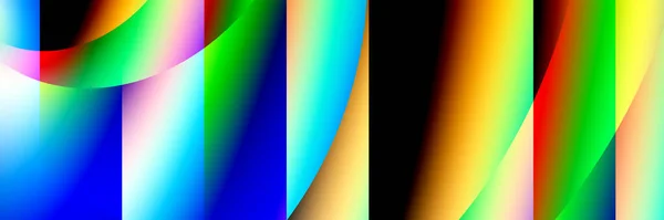 Vivid vertical colorful gradient stripes, psychedelic disco shapes tech Synth lines. Vapor wave cyberpunk style. Retro futurism, web punk, rave DJ techno in reflection disco shape