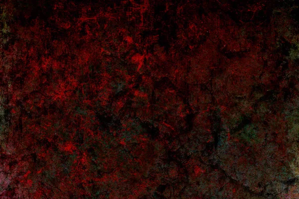 Dark Red Black Tones Sepia Brush Strokes Corners Horror Bloody — Foto Stock