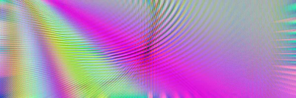 Vivid Blue Green Pink Error Illustration Striped Shapes Psychedelic Disco — Stock Photo, Image