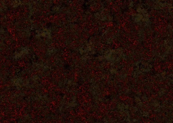 Dark horror ground red background illustration with vintage marbled grunge creepy texture and dark black and grey color paint. Halloween texture background muddy color