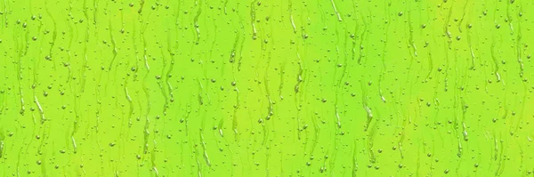 Abstract Water Drops Flowing Fresh Green Background Reflection Nature Lemon — Photo