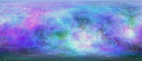 Space Background Colorful Nebula Shining Stars Colorful Cosmos Stardust Milky — ストック写真