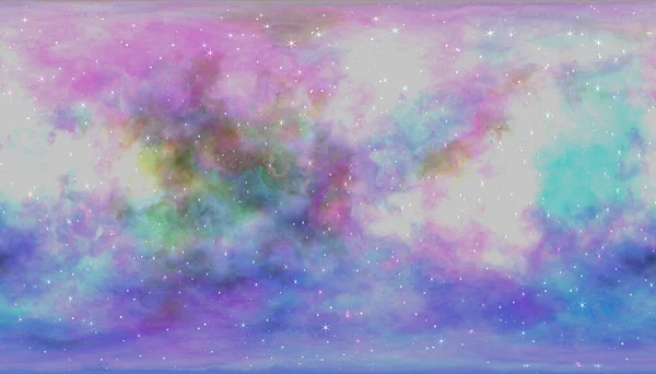 Space Wash Watercolor Background Colorful Nebula Shining Stars Cosmos Stardust — Stock Fotó