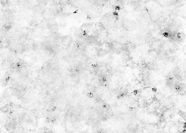 Abstract cement or stone white grey old background with dirty dust cracked parts. Monochrome messy wall or stone. Old vintage scratches, stain, rock splats, brush strokes. Stucco grey old dust