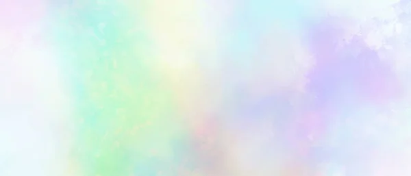 水彩の背景の天国の絵パステルピンクの青紫色の白い柔らかい色で塗装水彩ウォッシュテクスチャ ファンタジーふわふわ赤ちゃん雲壁紙 面白い子供たちの夢のペイントデザイン — ストック写真