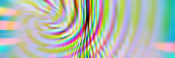 Vivid Blue Green Pink Illustration Striped Shapes Psychedelic Disco Shapes — Fotografia de Stock