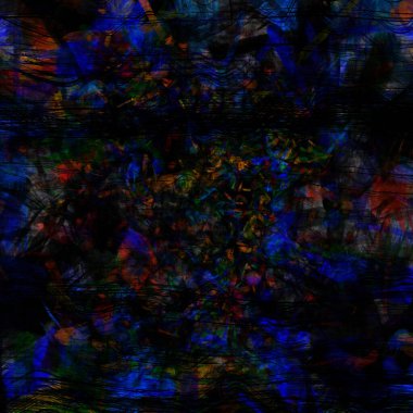 Abstract art paint with red orange green blue splash and spots on dark background. Brush strokes, hand drawn party particles embers flying watercolor holiday design