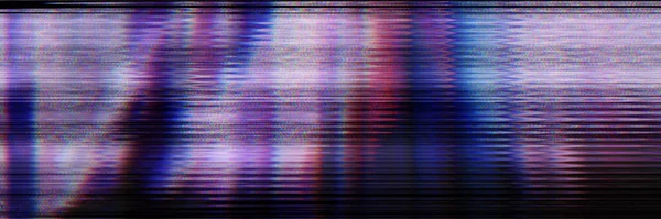 Effetto Glitch Digitale Distorsione Futuristico Cyberpunk Noise Media Error Design — Foto Stock