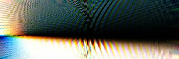 Vivid Dark Illustration Striped Yellow Blue White Shapes Psychedelic Disco —  Fotos de Stock