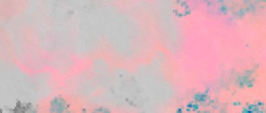 Pastel pink watercolor vignette background with wash empty center texture. Fantasy line wallpaper. Funny kids dream paint design. Dreamy with blue spread stains background. Romantic paper.