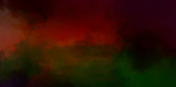 Абстрактний Темно Червоний Помаранчевий Зелений Хмарний Апокаліптичний Фон Сцени Темна — стокове фото