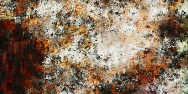 Old Worn Texture Dirty Overlay Uneven Concrete Wall Black Stain — Stock Photo, Image