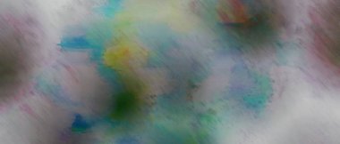 Sarı mavi, soluk ve damlalı zarif gri kağıt parşömen arka planı. Fırça lekeleri, mürekkep lekeleri ve tarihi eski püskü tasarım, eski kağıt lekeli boş parşömen.