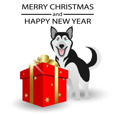 Yetenekli, güçlü bir köpek. Harika tebrik kartı..