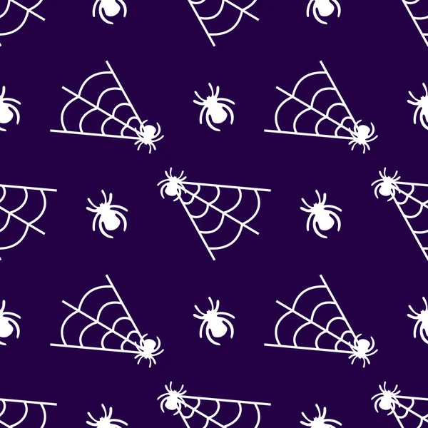 Autumn Wallpaper Party Background Spider Webs Fabric Textiles Wrapping Paper — Stockový vektor