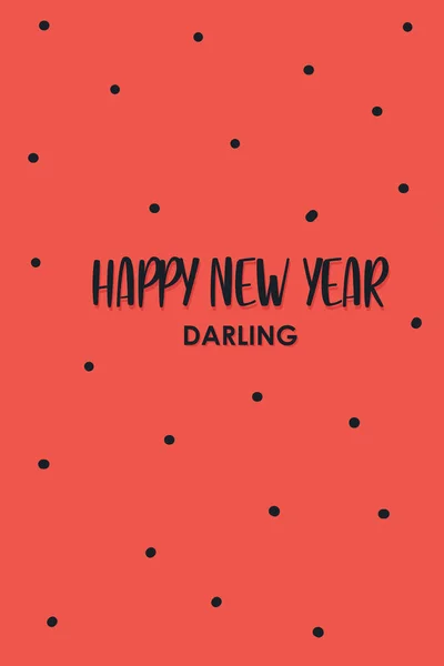 Mutlu yıllar tabiriyle şirin bir Noel posteri.