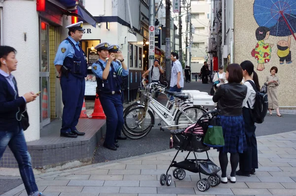 Tokyo Japonya Eylül 2017 Tokyo Polis Kulübesi Polisi Tarafından Çekilmiş — Stok fotoğraf