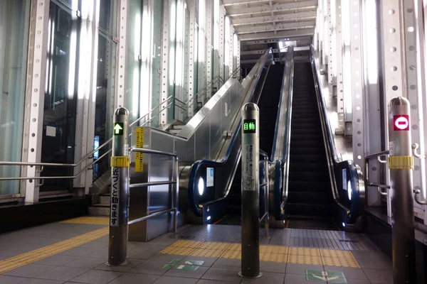 Escalator Modern Monorail Station Building —  Fotos de Stock