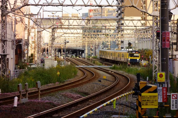 Tokio Japonia Października 2017 Niedaleko Stacji Tokyu Kamata Stacja Kolejowa — Zdjęcie stockowe