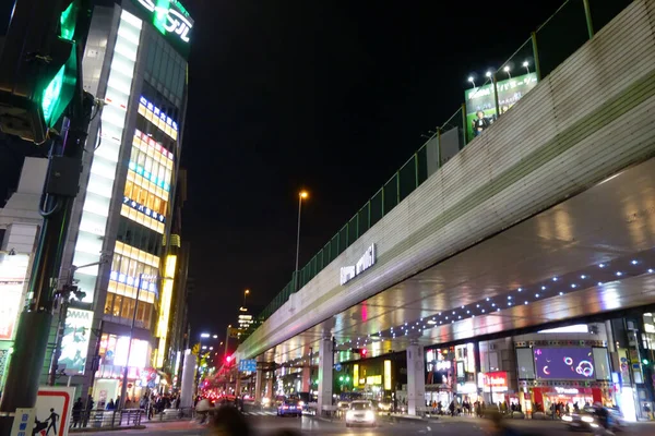 Tokyo Japan November 2017 Παγκόσμια Διάσημη Νυχτερινή Προβολή Roppongi Minato — Φωτογραφία Αρχείου