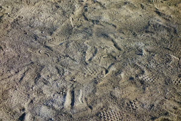 Texture Pattern Sand Traces Dirt Dirt — Fotografia de Stock