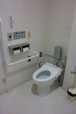 Public Toilets, Tokyo Interior of public restrooms in the city
