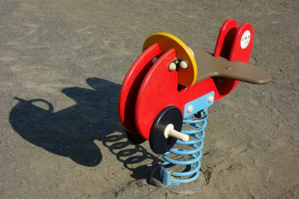 Equipment Equipment Tools Arranged Beach Children Playground — Stockfoto