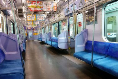 A state of an unmanned train vehicle that is open for some reason