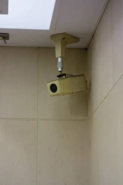 Close-up shot of surveillance camera for security camera, security tool