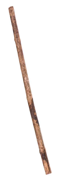 Magic Stick Wooden Walking Stick Isolated White Background — Stock Photo, Image