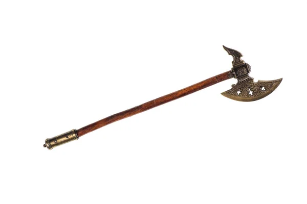 Poleaxe Yxan Det Uråldriga Vapnet Från Scandinavian Thor — Stockfoto