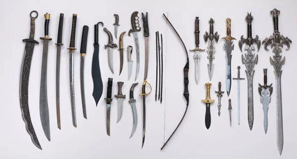 收集中世纪的剑 刀和匕首 — 图库照片