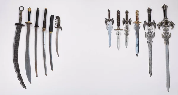 收集中世纪的剑 刀和匕首 — 图库照片