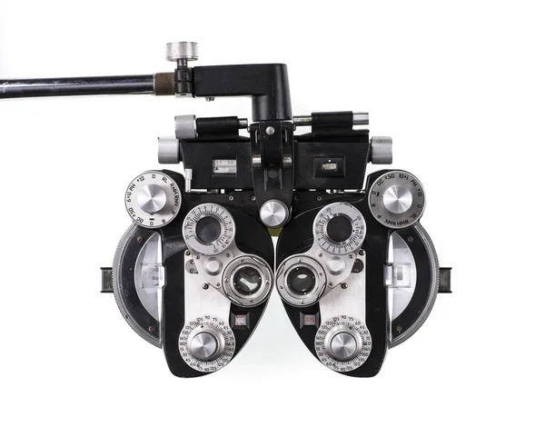 Occhiali Oftalmici Medici Phoropter — Foto Stock